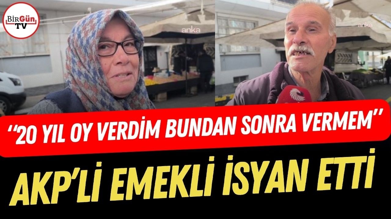 AKP'li emekli Erdoğan'a isyan etti! 
