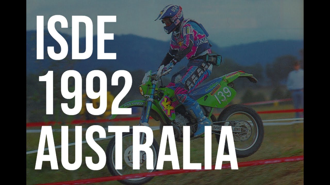 International Six Day Enduro ISDE 1992 Cessnock Australia - Vintage Enduro