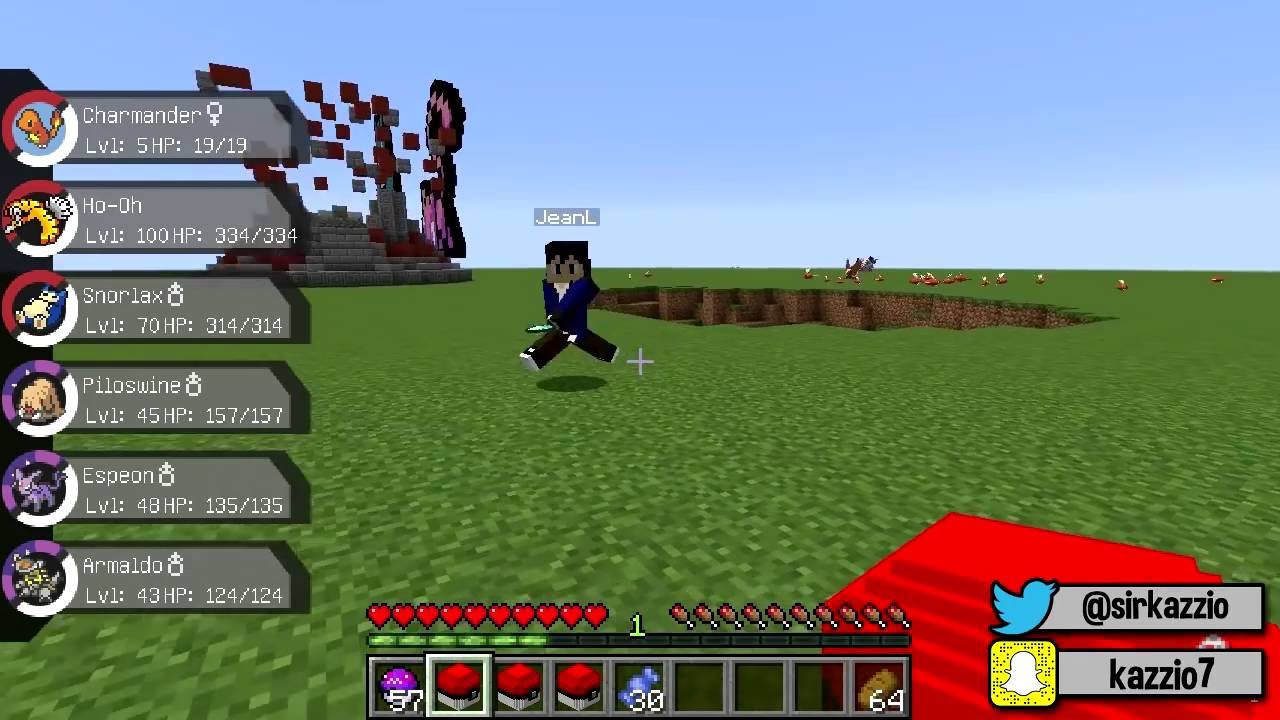 Minecraft : LUCKY PIXELMON - SNORLAX COMEU 1 MILHÃO DE LENDÁRIOS !!