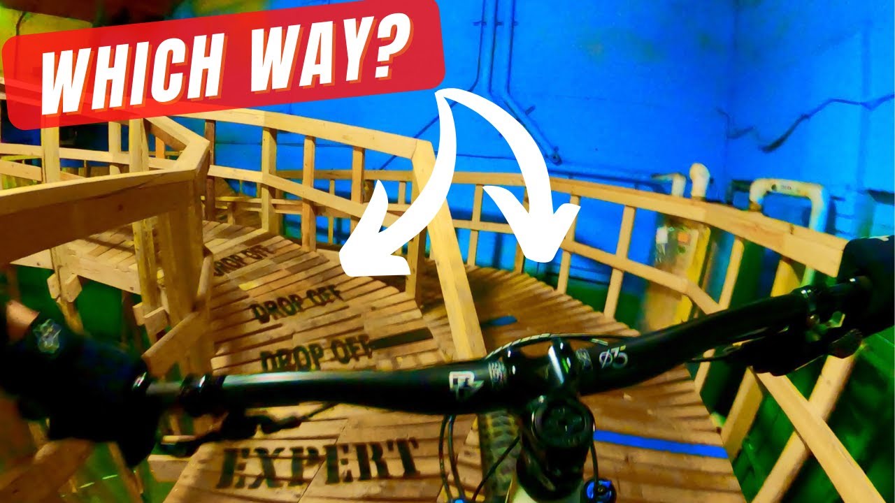 Expert Drop off at Ray's Indoor Bike Park | Cleveland, OH