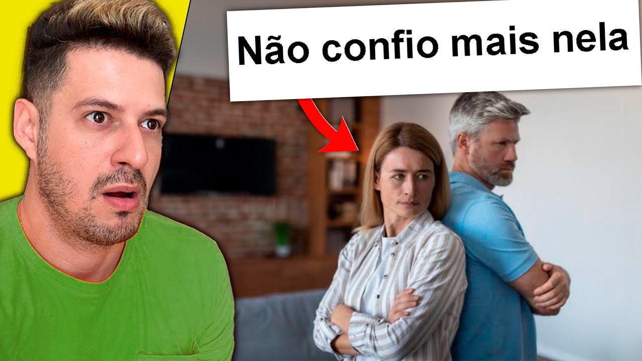 O seguidor  diz que a esposa não é o que parece ser