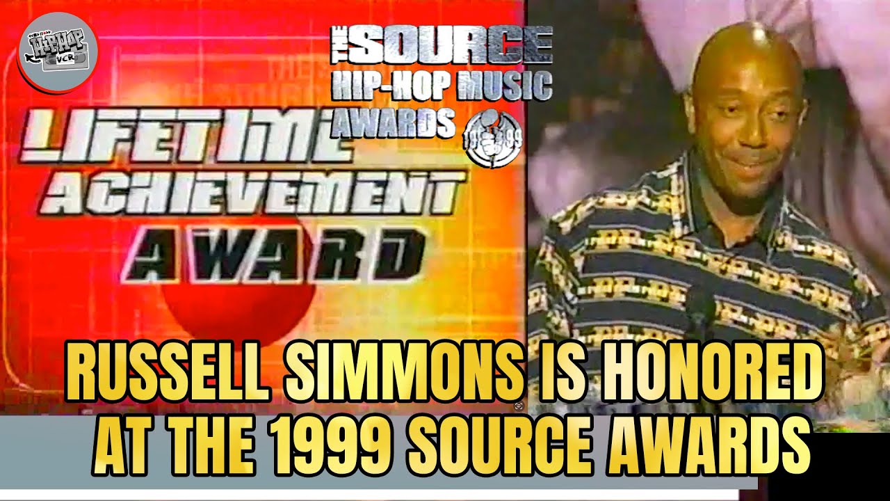 Russell Simmons is honored at the 1999 Source Awards
