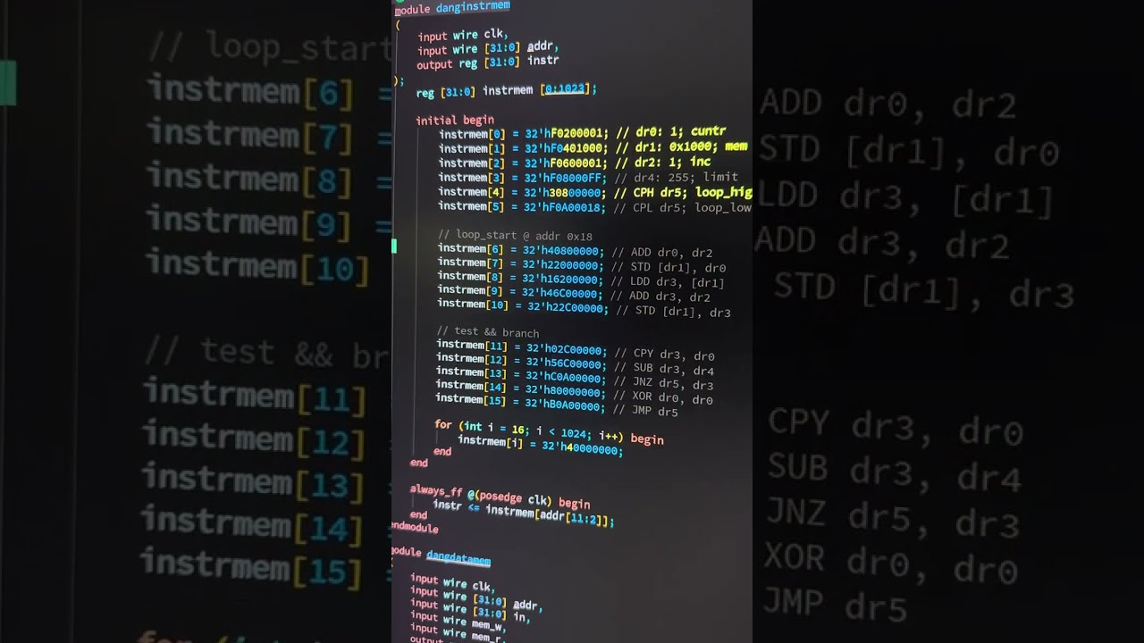 DANGLING Logic Unit - DLU: designing my own ISA and a CPU for it