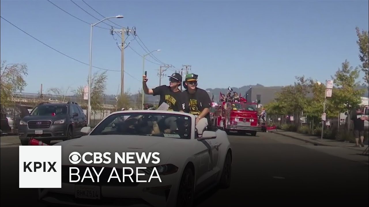 Oakland Ballers celebrate Pioneer League Championship with parade