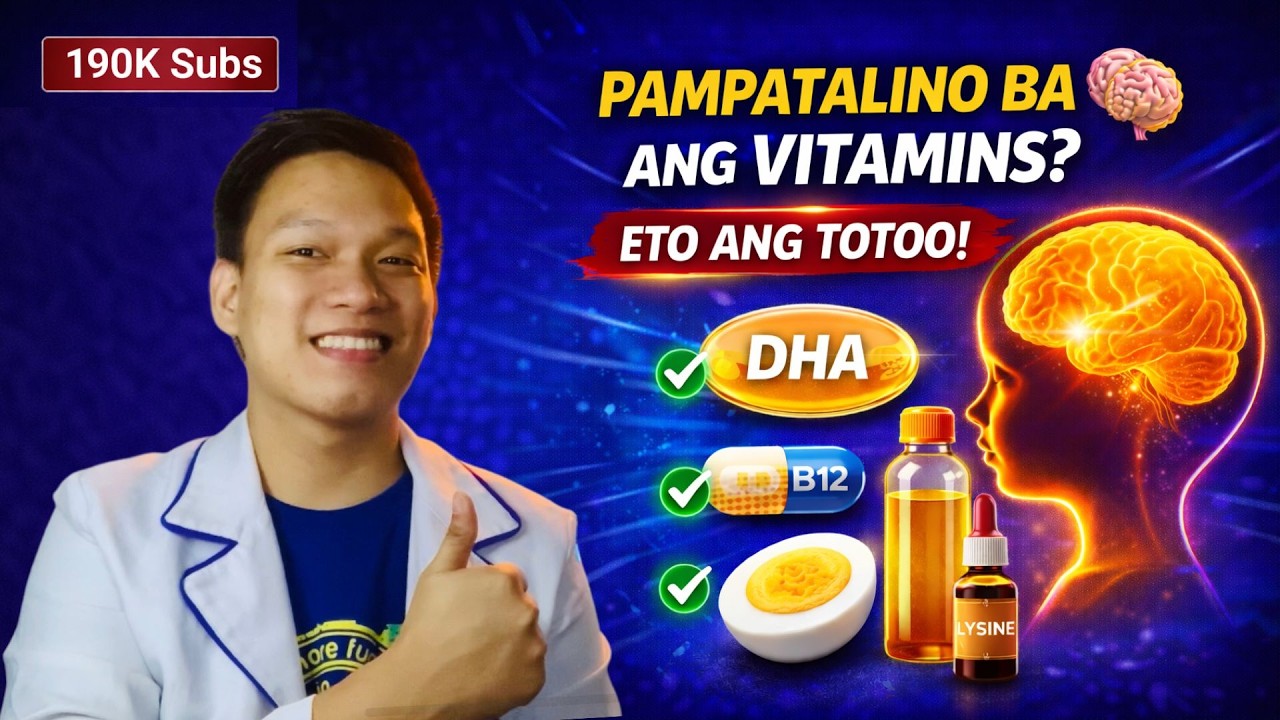 Best Vitamins for Brain Development ng Bata | DHA, Lysine, B-Complex Explained