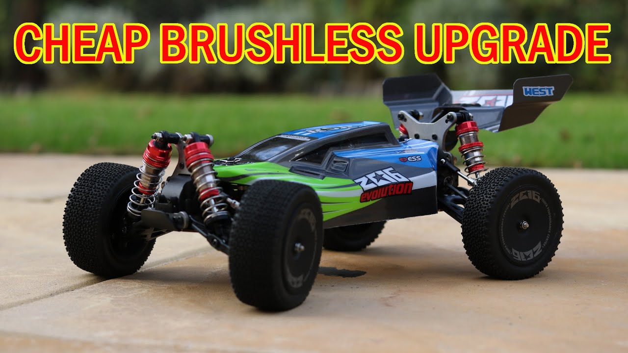 WLToys 144001 Cheap Brushless Setup | More Speed & Longer Run Times