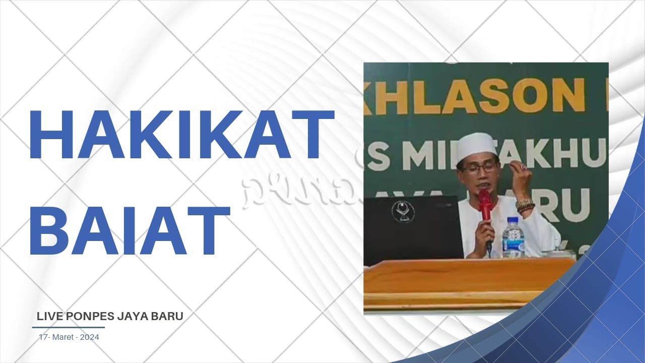 Live Ponpes Jaya Baru ( Hakikat Baiat )