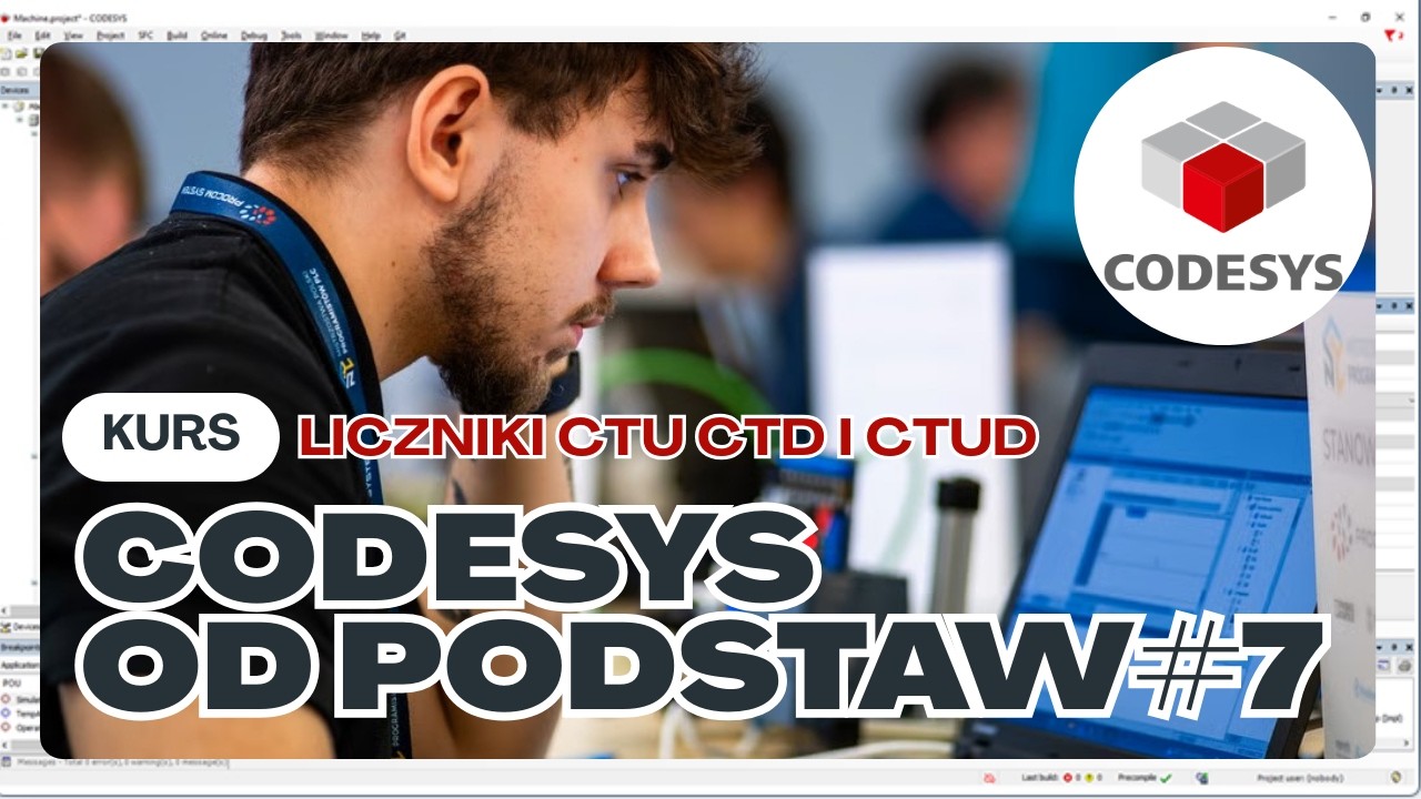 CODESYS od podstaw #7 | Liczniki CTU, CTD i CTUD | PLC Ladder logic