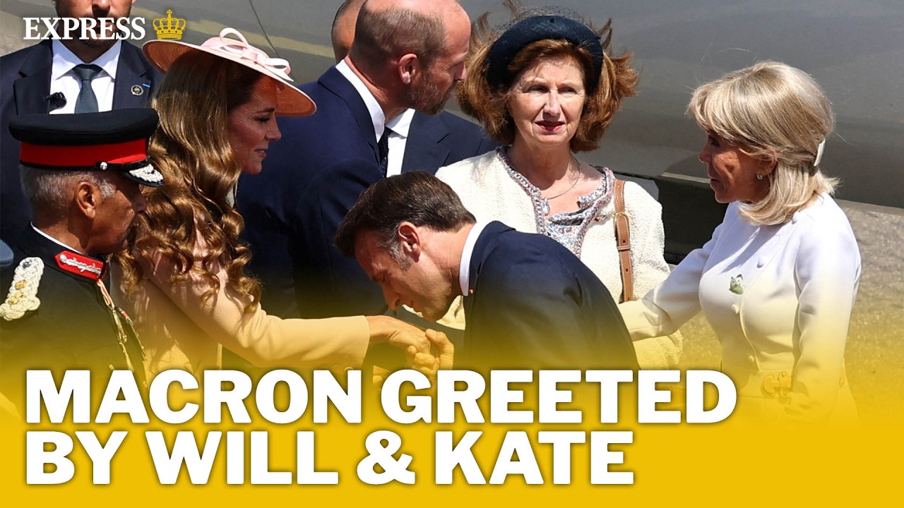 William and Kate's royal welcome for French President Emmanuel Macron's lavish state visit