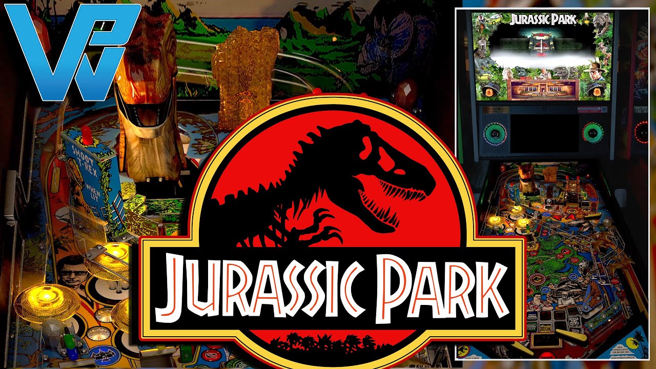 Jurassic Park (Data East 1993) VPW: Visual Pinball X (VPX) + Pup Pack + Altcolor.( 500 Mill score)