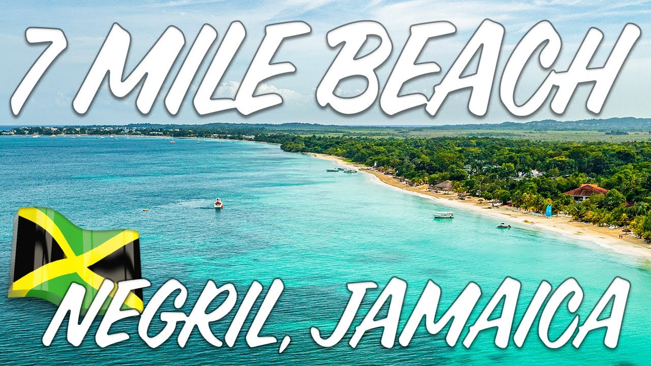 7 Mile Beach | Negril Jamaica | Beach Walking Tour
