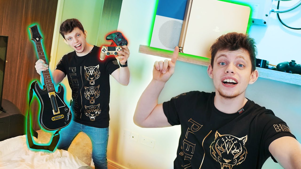 The Smart Gaming Bedroom Setup: Hidden 4K Cinema!