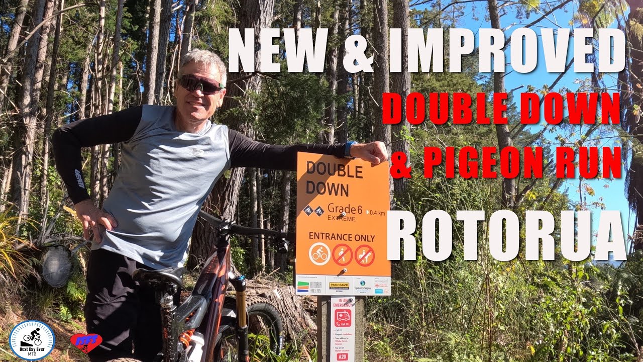 New and improved Double Down and Pigeon Run, Rotorua NZ