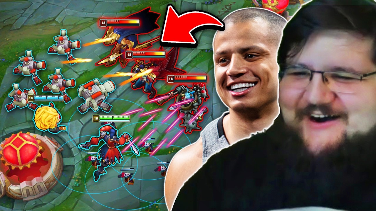 ME AND TYLER1 CREATED A FORTRESS IN THEIR BASE (SHACO + HEIMER COMBO)
