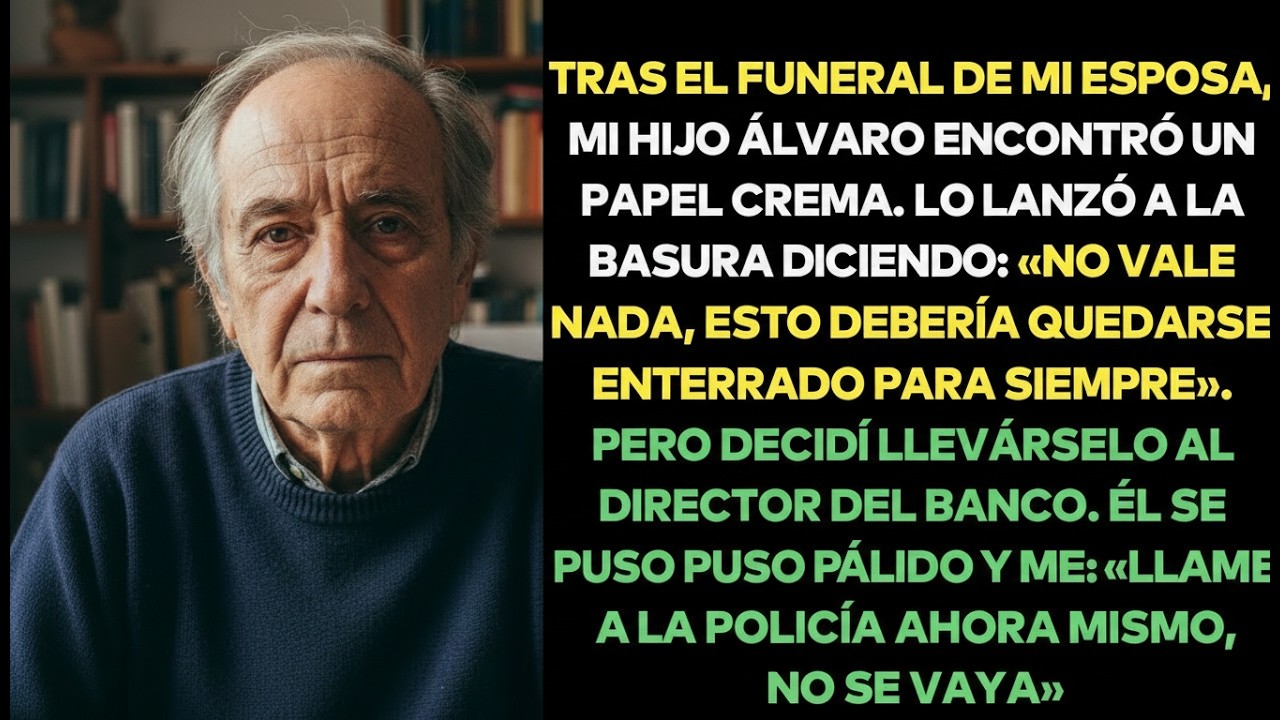 Este Documento Debió Permanecer Enterrado. Mi Hijo Lo Arrojó, Pero El Director Del Banco Me Dijo...