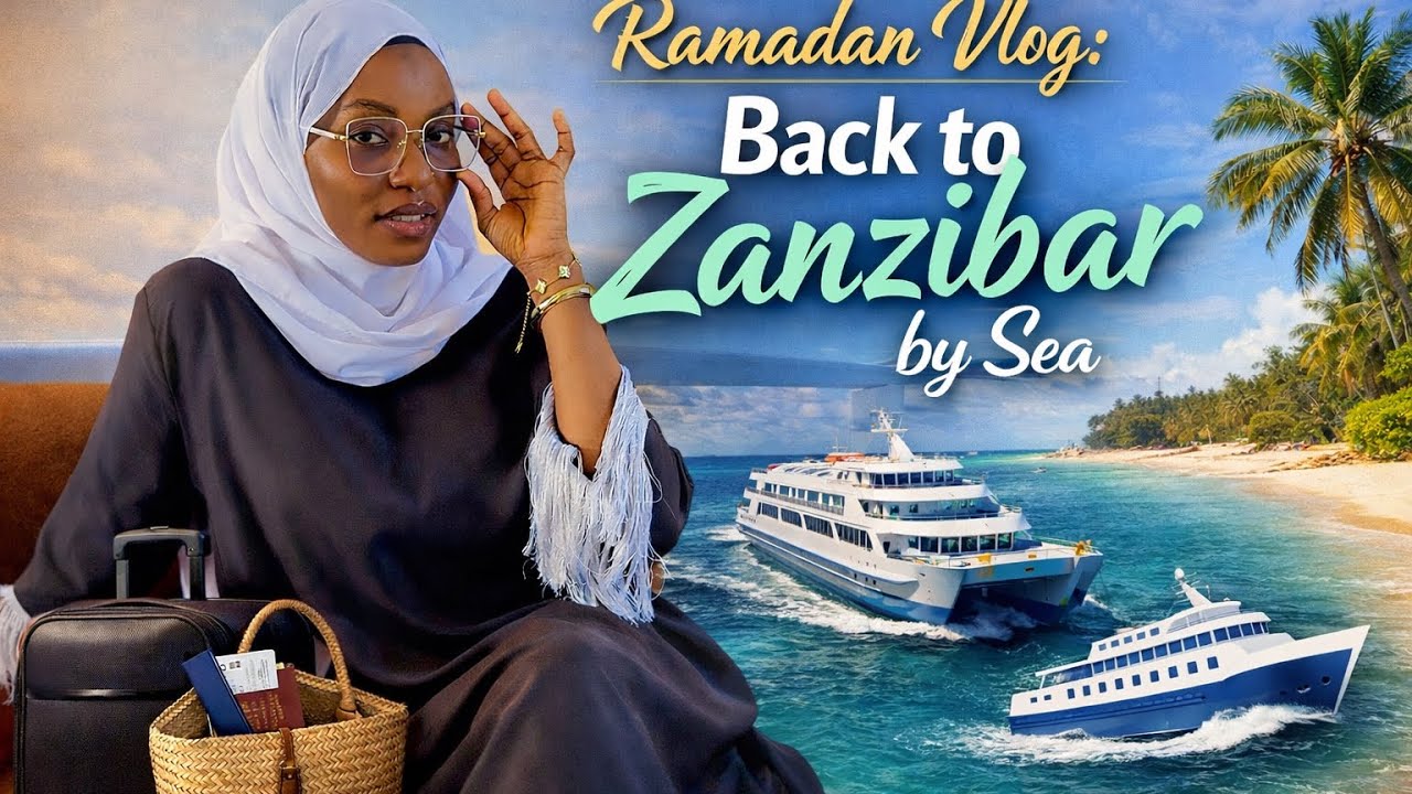Ramadan Daily Vlog Day14 🌙 ||Traveling Back to Zanzibar 🏝️ ||a Peaceful Reset 💌