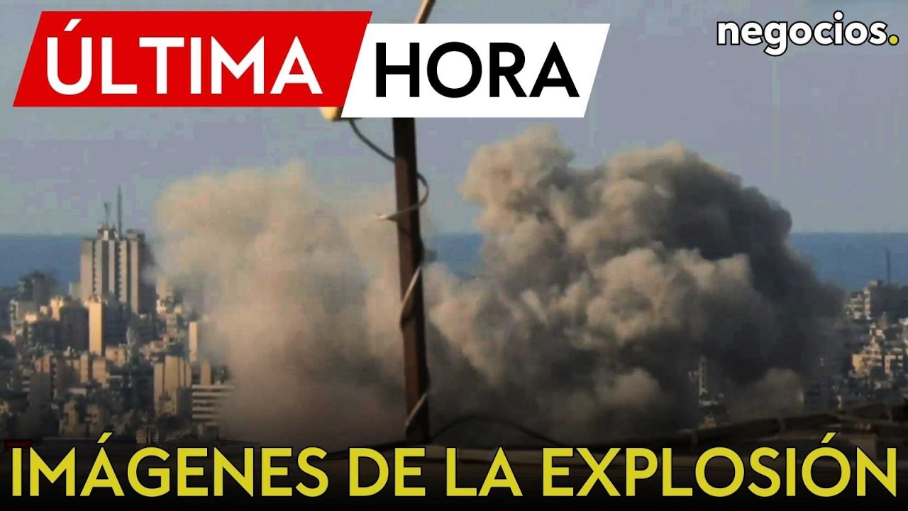 ÚLTIMA HORA | Explosión masiva sacude Beirut en medio de los ataques de las fuerzas de Israel