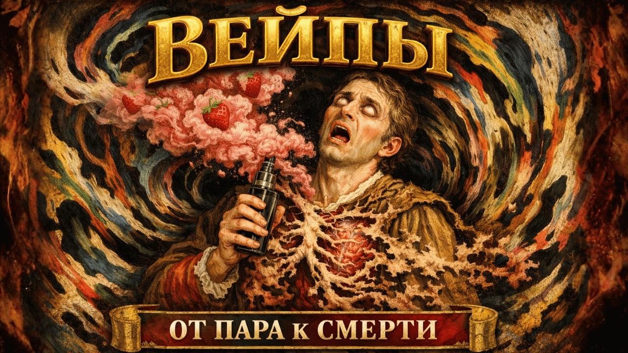 Полная история ВЕЙПОВ: химическая клубника. Как солевой никотин растворяет легкие | История для сна