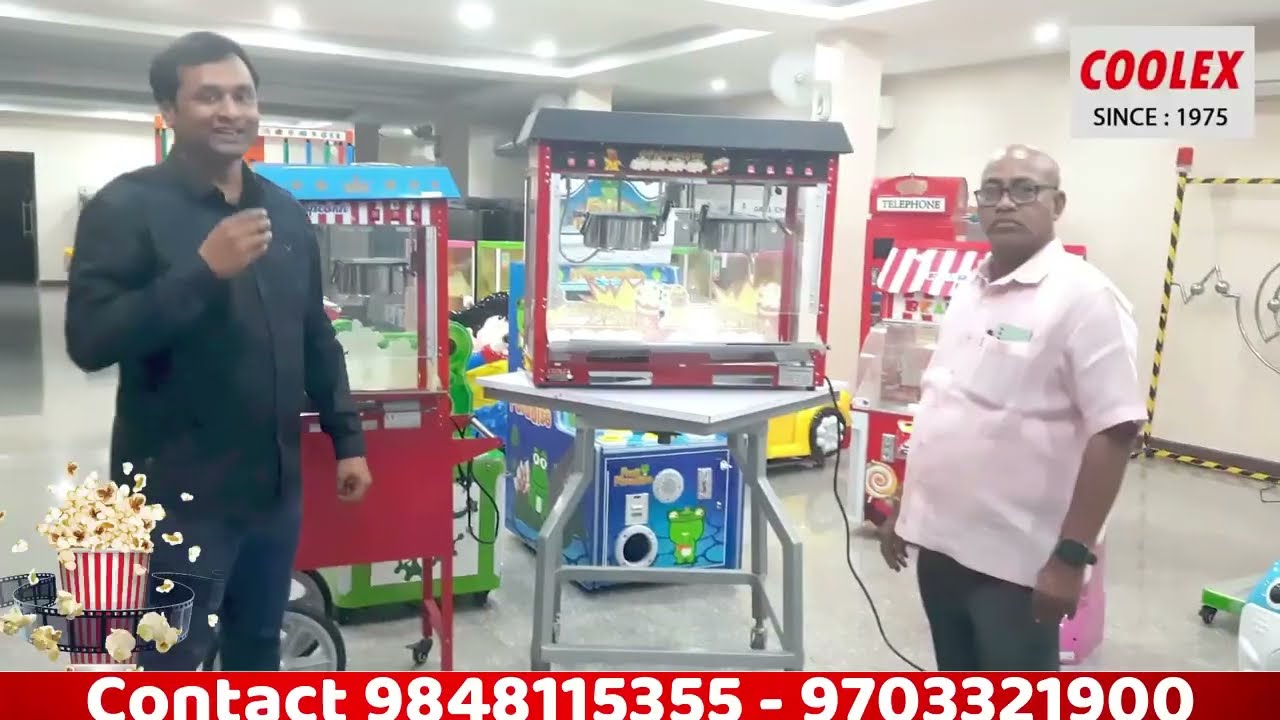 CUSTOMER FEEDBACK FOR POPCORN MACHINE HE IS VERY HAPPY WITH THIS MACHINE AND COMPANY SERVICE SUPPORT