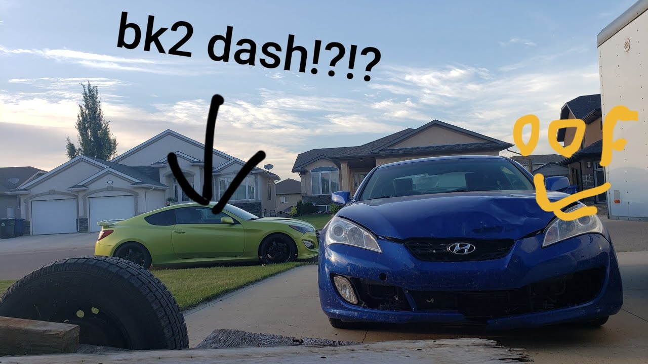 Genesis coupe bk2 dash install!