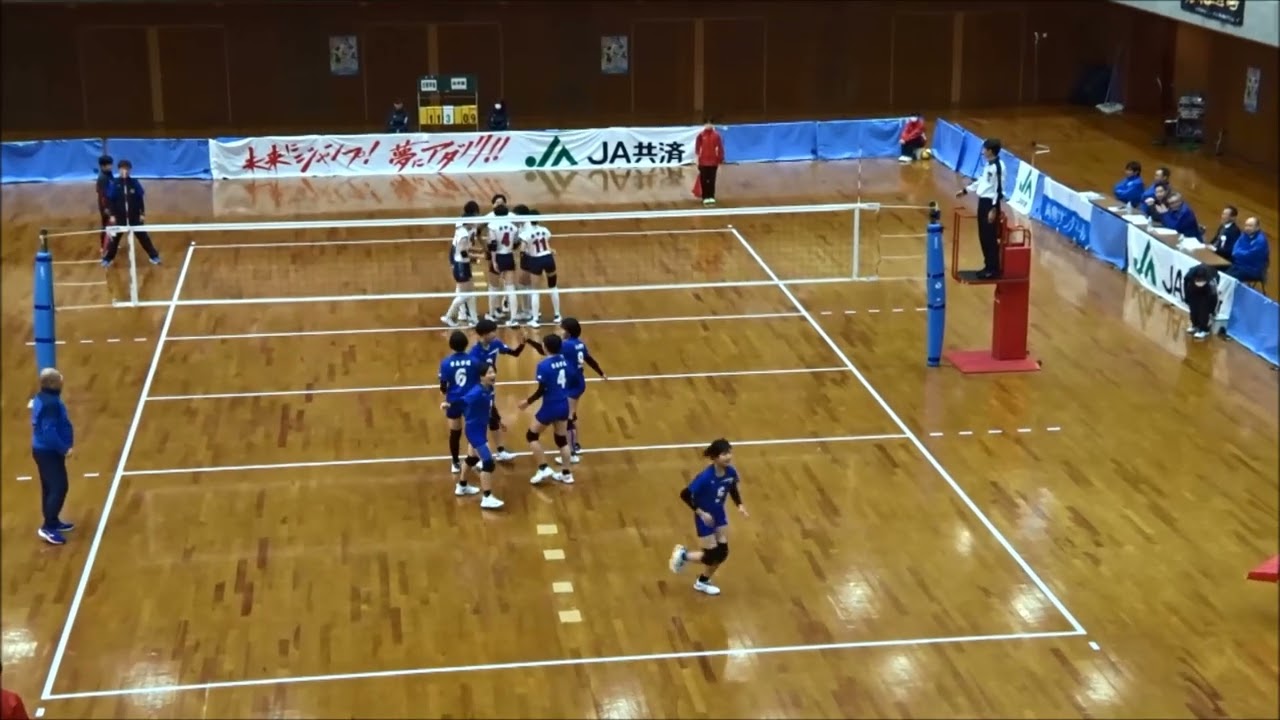 第42回UMK中学バレー・女子決勝：日南学園中 vs 尚学館中 / ファイナルセット