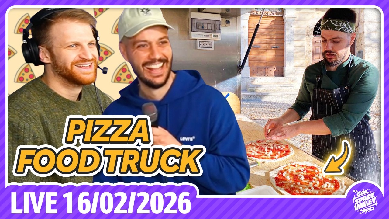 Fare la pizza in giro con l'Ape! - Space Valley Live del 16/02/26