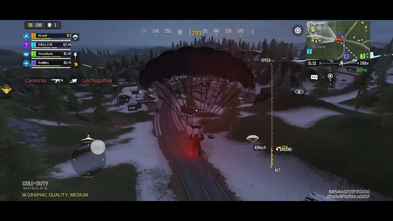 Call of Duty Mobile Ranked Battle Royale Isolated Night Time 3rd Place