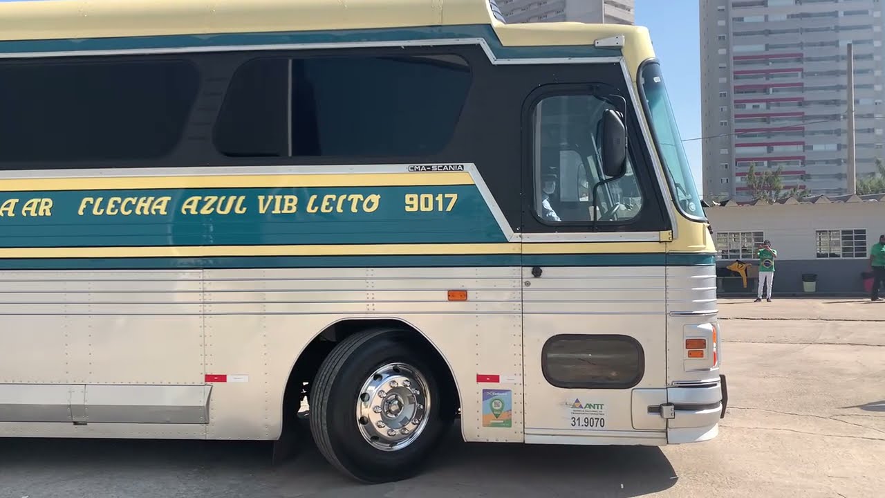 CMA Flecha Azul LEITO.  Ronco do motor SCANIA K113CL
