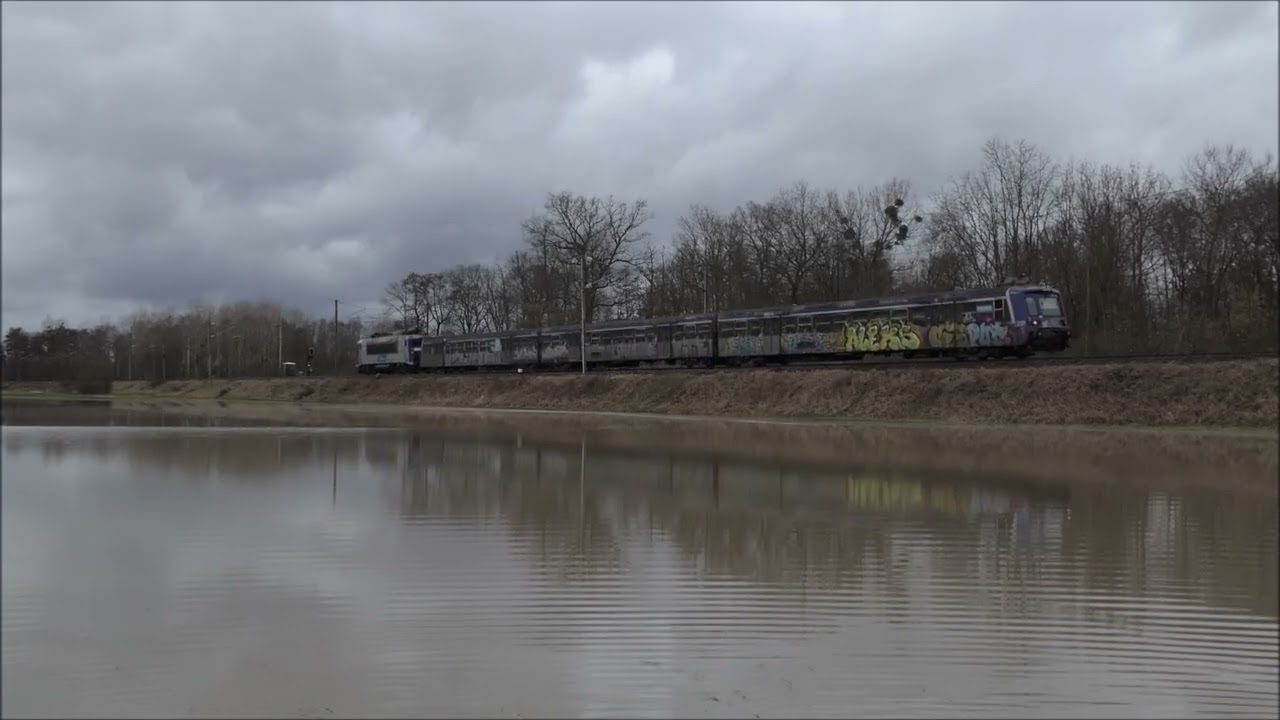 Trafic ferroviaire dans les inondations à Mommenheim — 13.02.2026