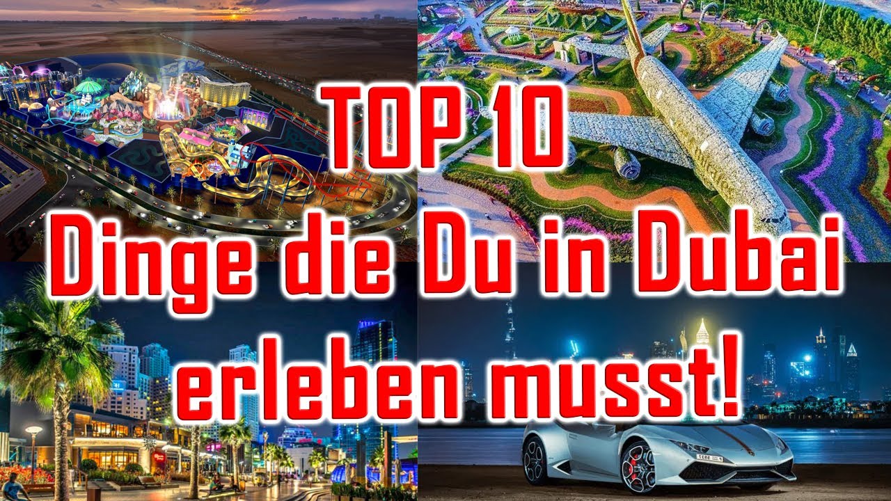 Top 10 Dubai Highlights & Sehenwürdigkeiten für deinen Urlaub