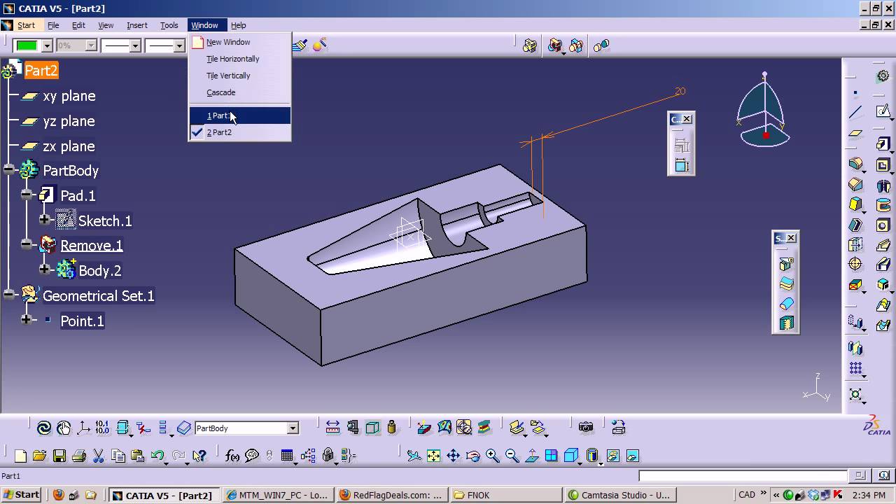CATIA V5 Quick Tip -  Simple Mold design approach