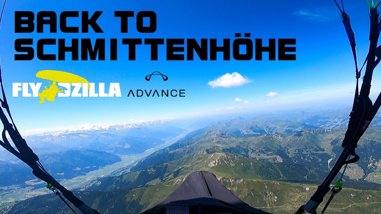 Paragliding at Schmittenhöhe just before Aaron Durogati won his first X-Alps race!