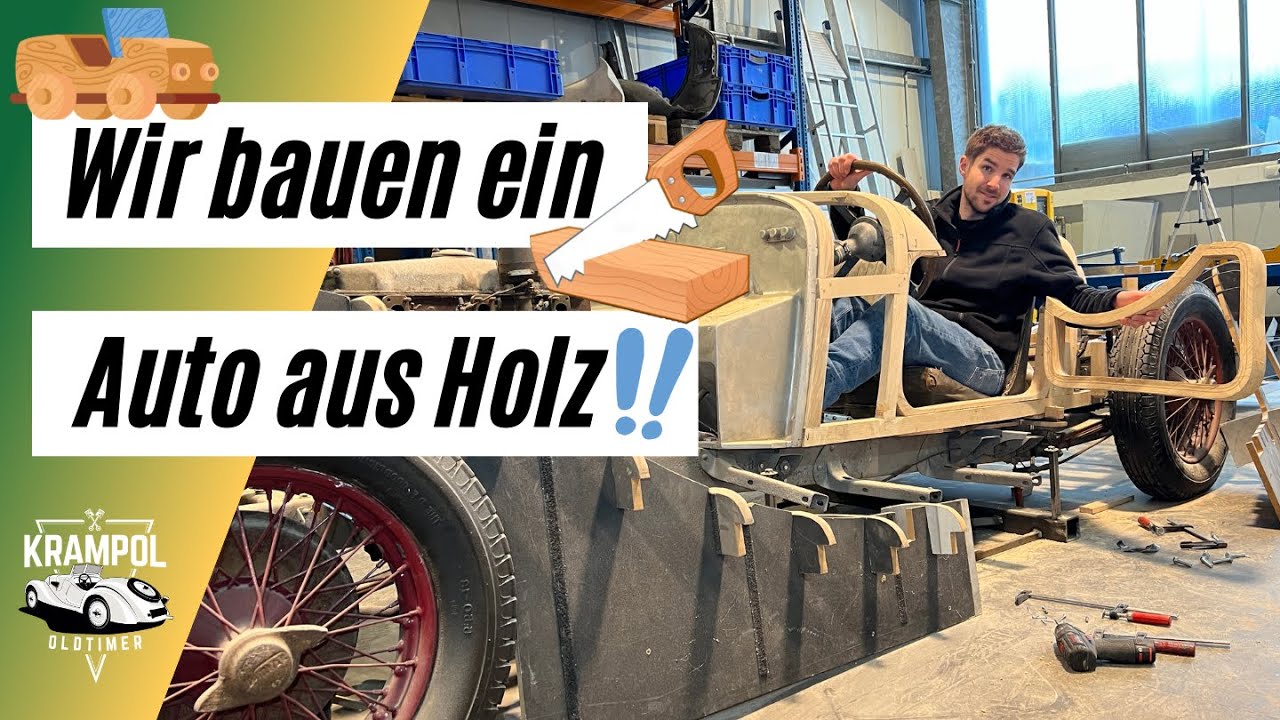 Vincents Oldie-Retter - Wir bauen ein Auto aus Holz! | Krampol Oldtimer