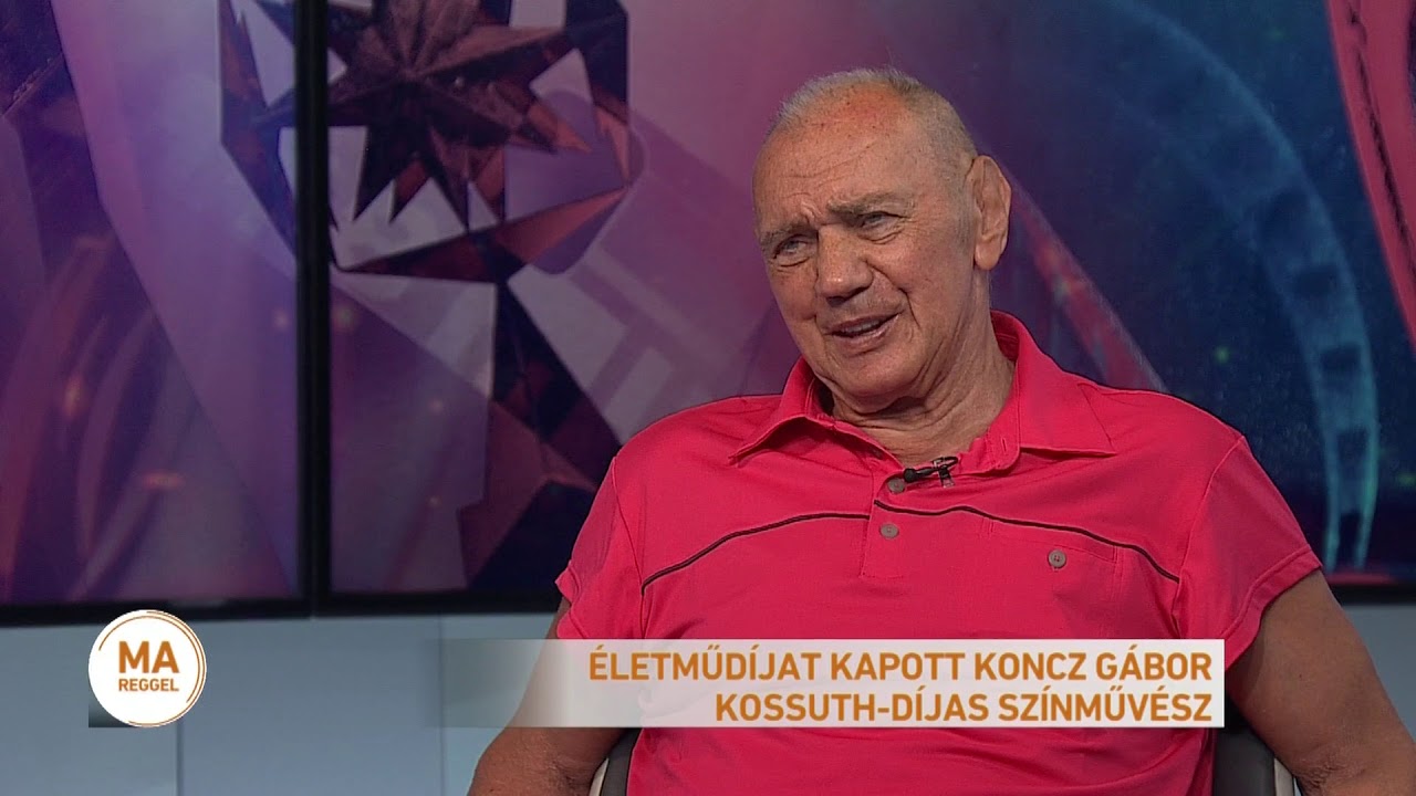 Életműdíjat kapott Koncz Gábor Kossuth díjas színművész