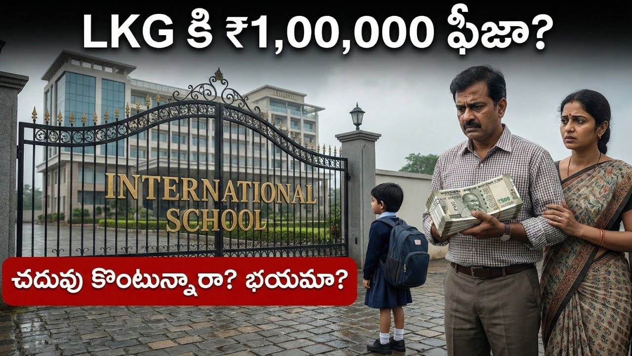 LKG కి ₹1lakh ఫీజా? 😱 | School Fee Scam Exposed