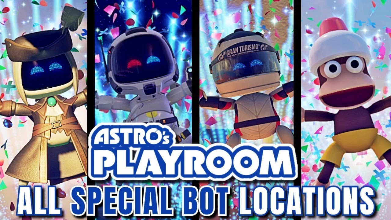 Astro's Playroom - All the special secret bots DLC