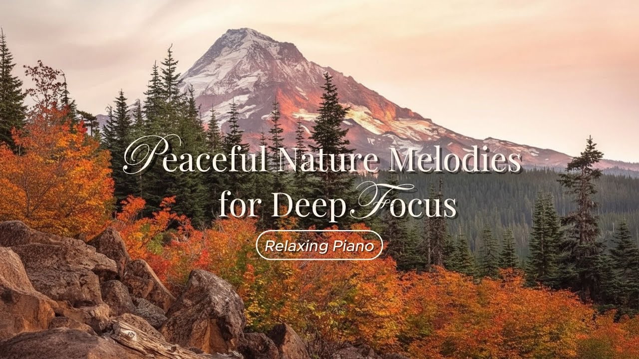 Beautiful Relaxing Piano Music | Peaceful Nature Melodies for Deep Focus