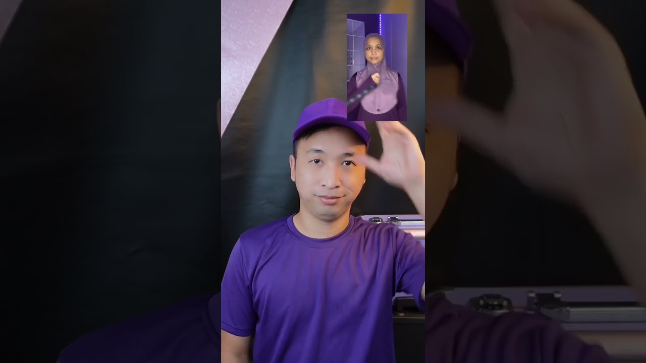 Recreate Video Viral Auntie Purple💜 #transition #auntiepurple #serbaungu