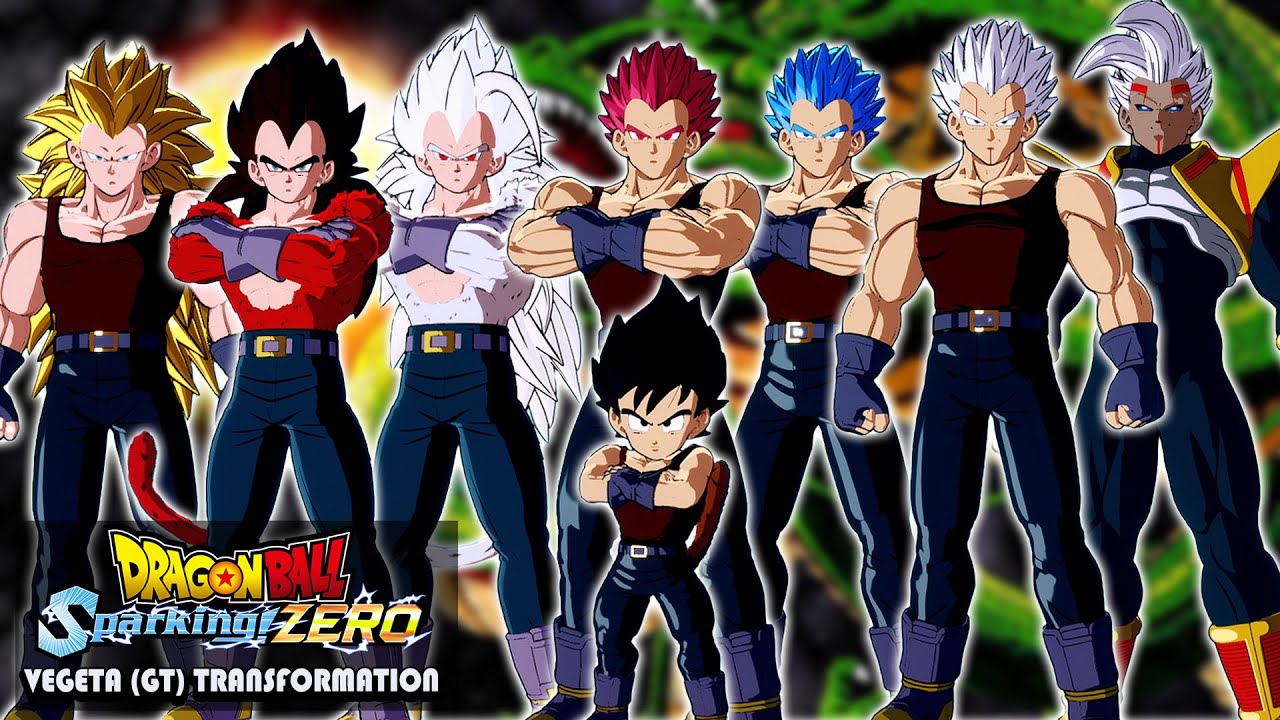 Вегета (GT) Все формы и трансформации (официальные и модификации) &mdash; DRAGON BALL: Sparking! ZERO