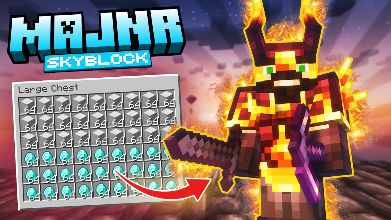 KONEČNĚ pořádný UPGRADE na MAJNR Skyblocku!