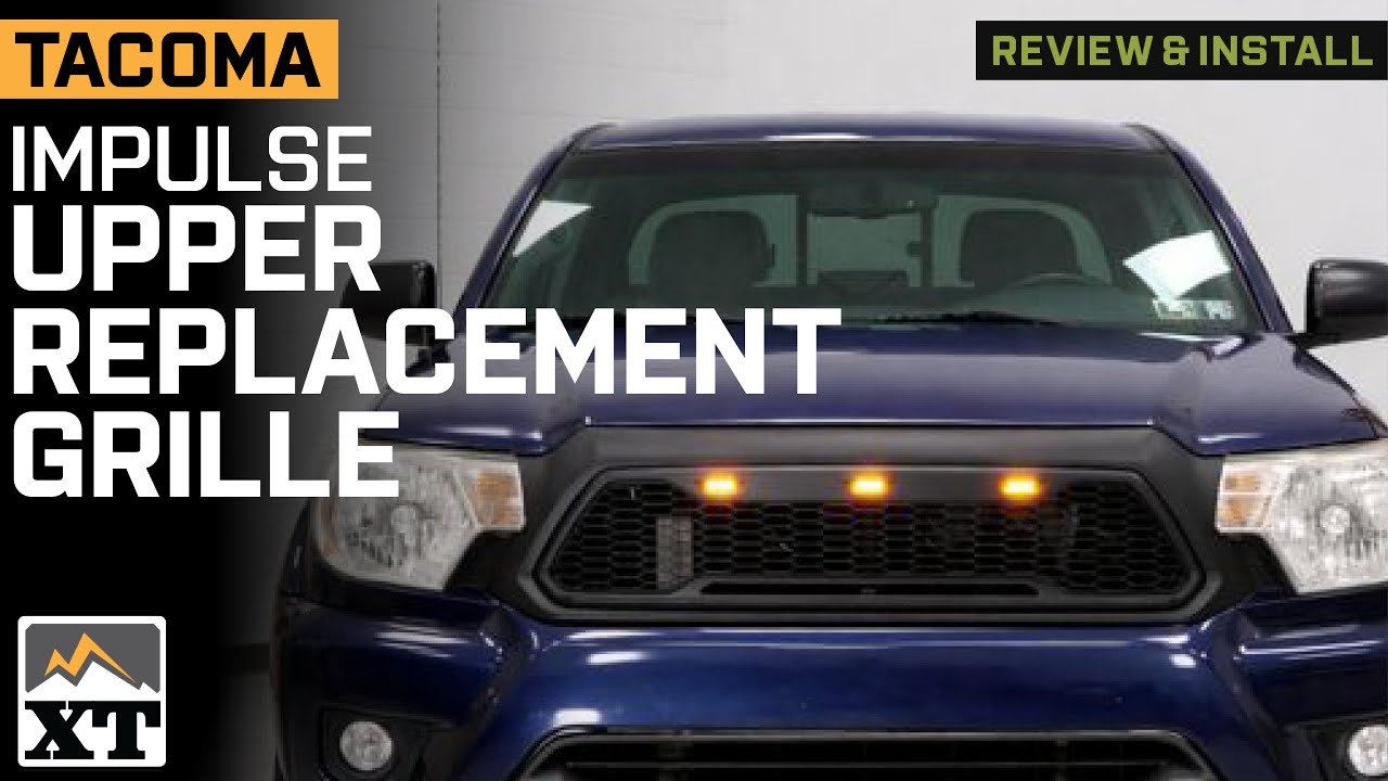 2012-2015 Tacoma Impulse Upper Replacement Grille with Amber LED Lights Review & Install