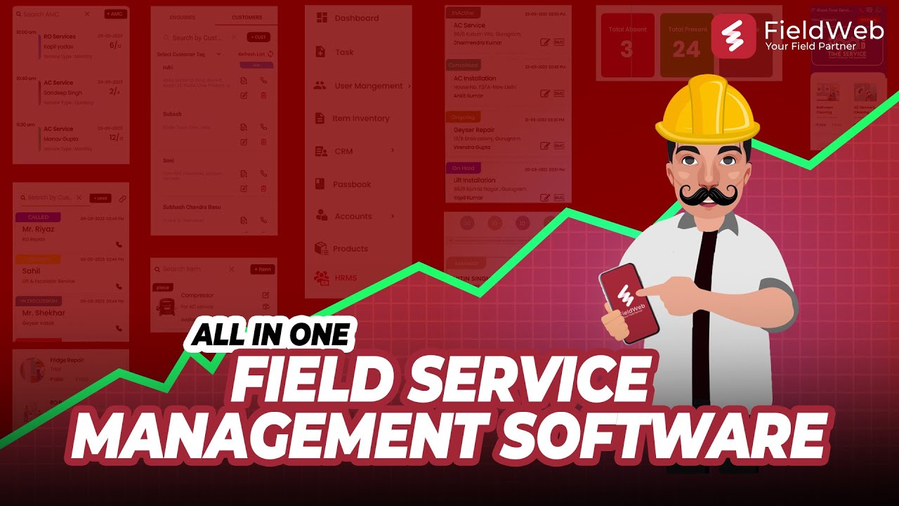 FieldWeb-Field Service Management Software | Manage your Home & Commercial Services Business