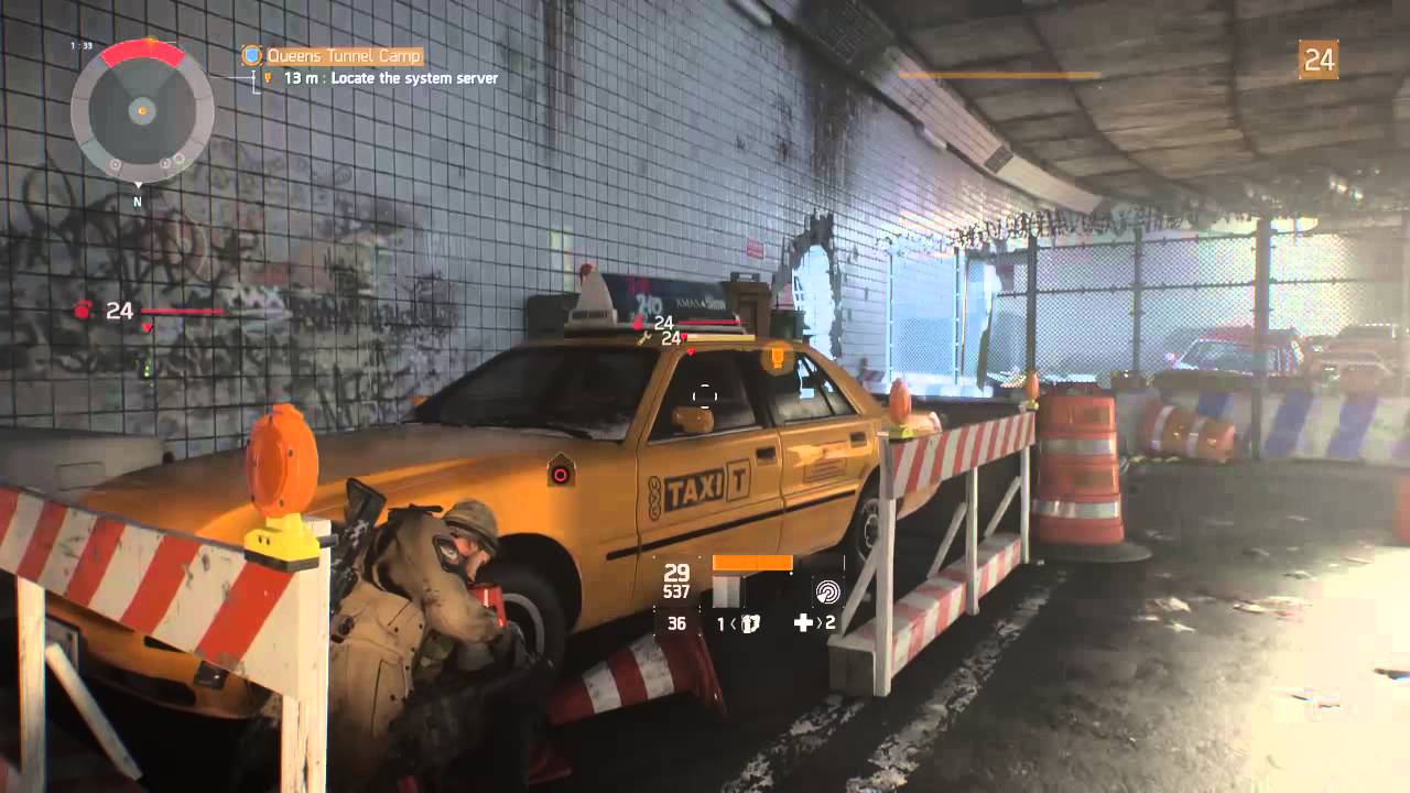 The Division : Queens Tunnel Camp - SOLO - Gameplay