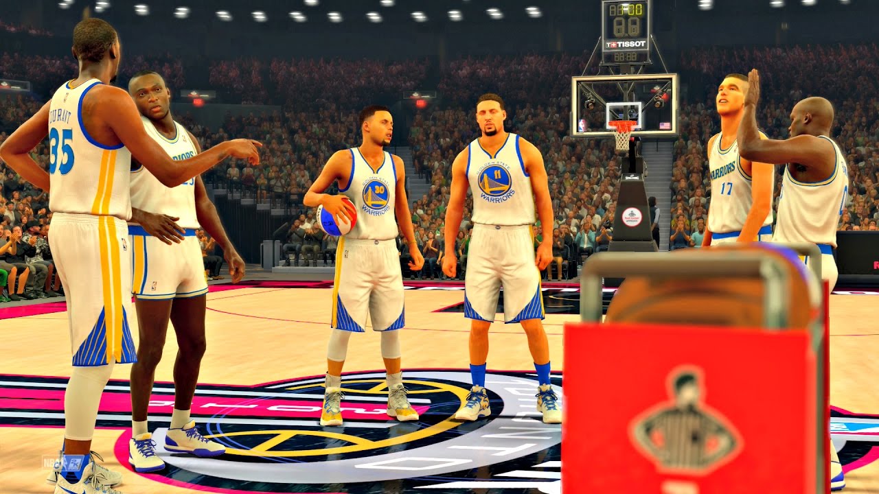 NBA 2K17: The Golden State Warriors 3 Point Contest! Curry, KD, Klay, Mullin, Hardaway, Richmond!