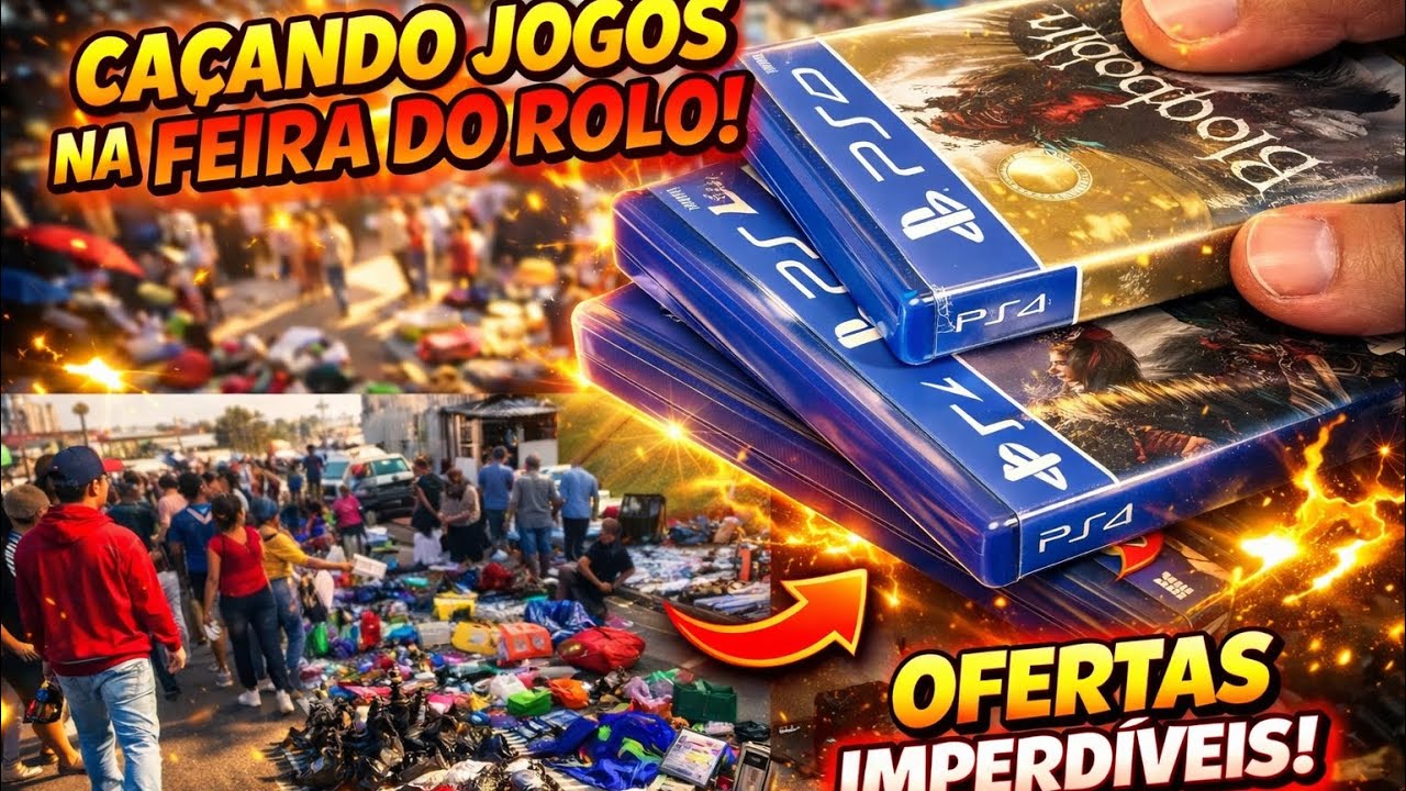 CAÇADA GAMER | POR QUE  VALE APENA COMPRAR NA FEIRA DO ROLO  