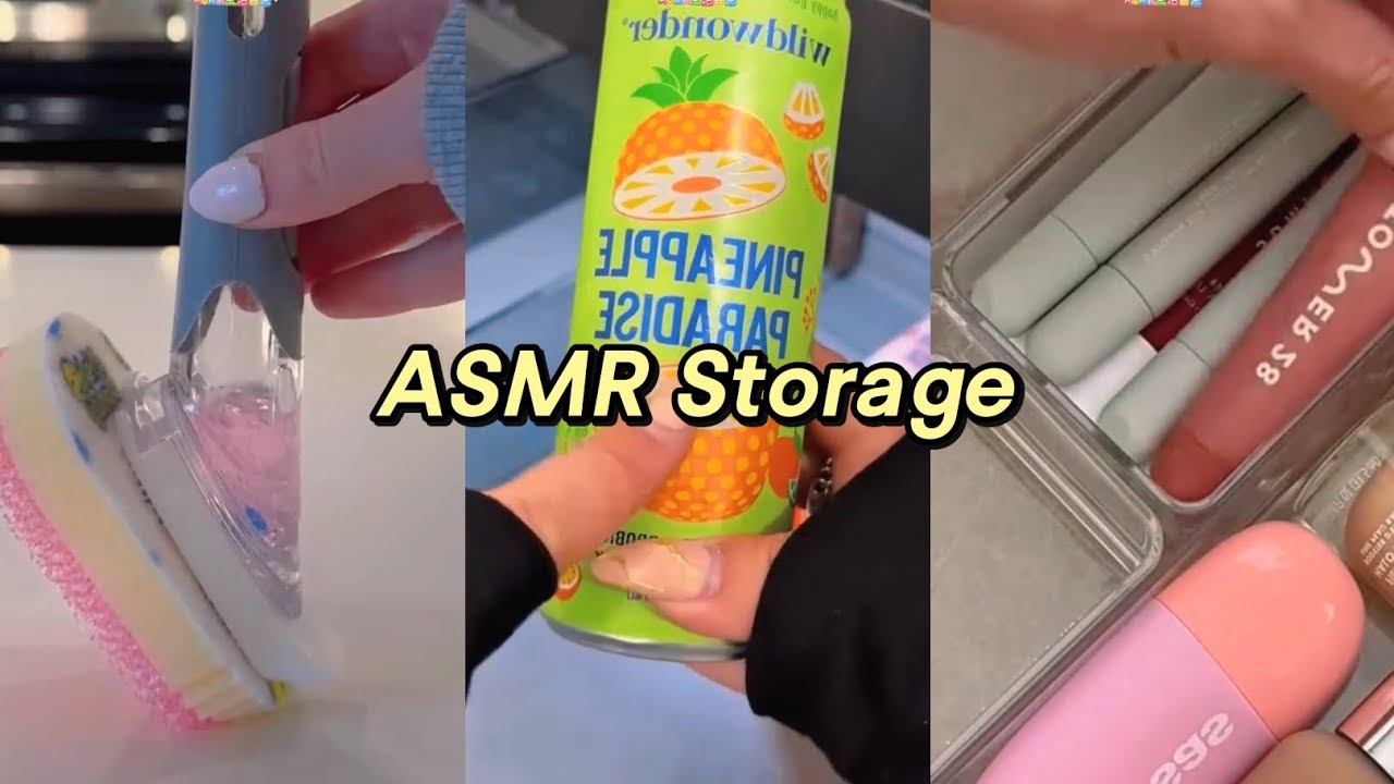 ASMR沉浸式收纳-化妆品，日常用品，冰箱收纳