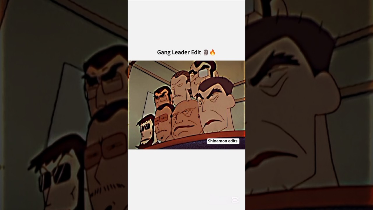 Shinchan Gang Leader Edit 🗿🔥 