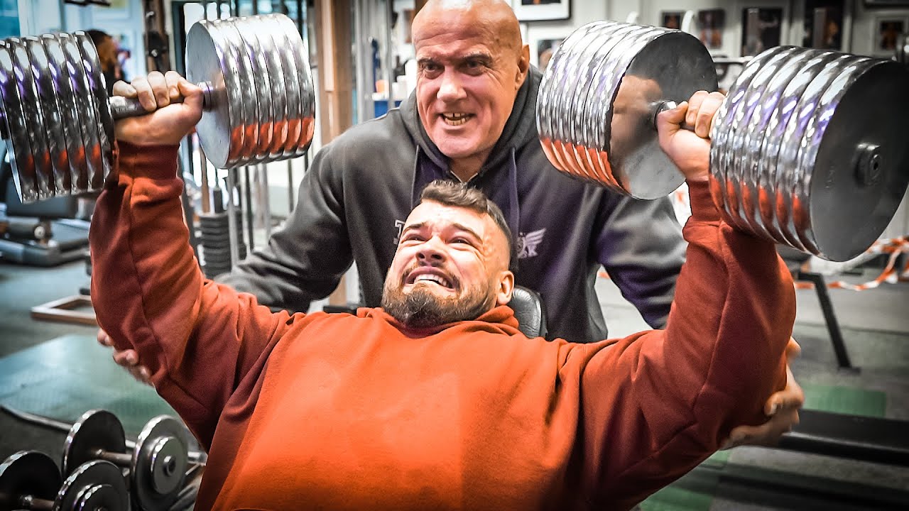 60er Kurzhanteln auf Reps! Schulter Workout mit 21 jährigen Emir Omeragic