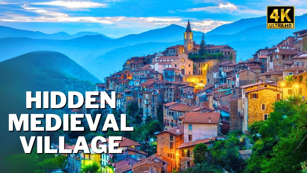 Ceriana, Italy’s 1100-Year-Old HIDDEN GEM Village 🇮🇹 | 4K Walking Tour