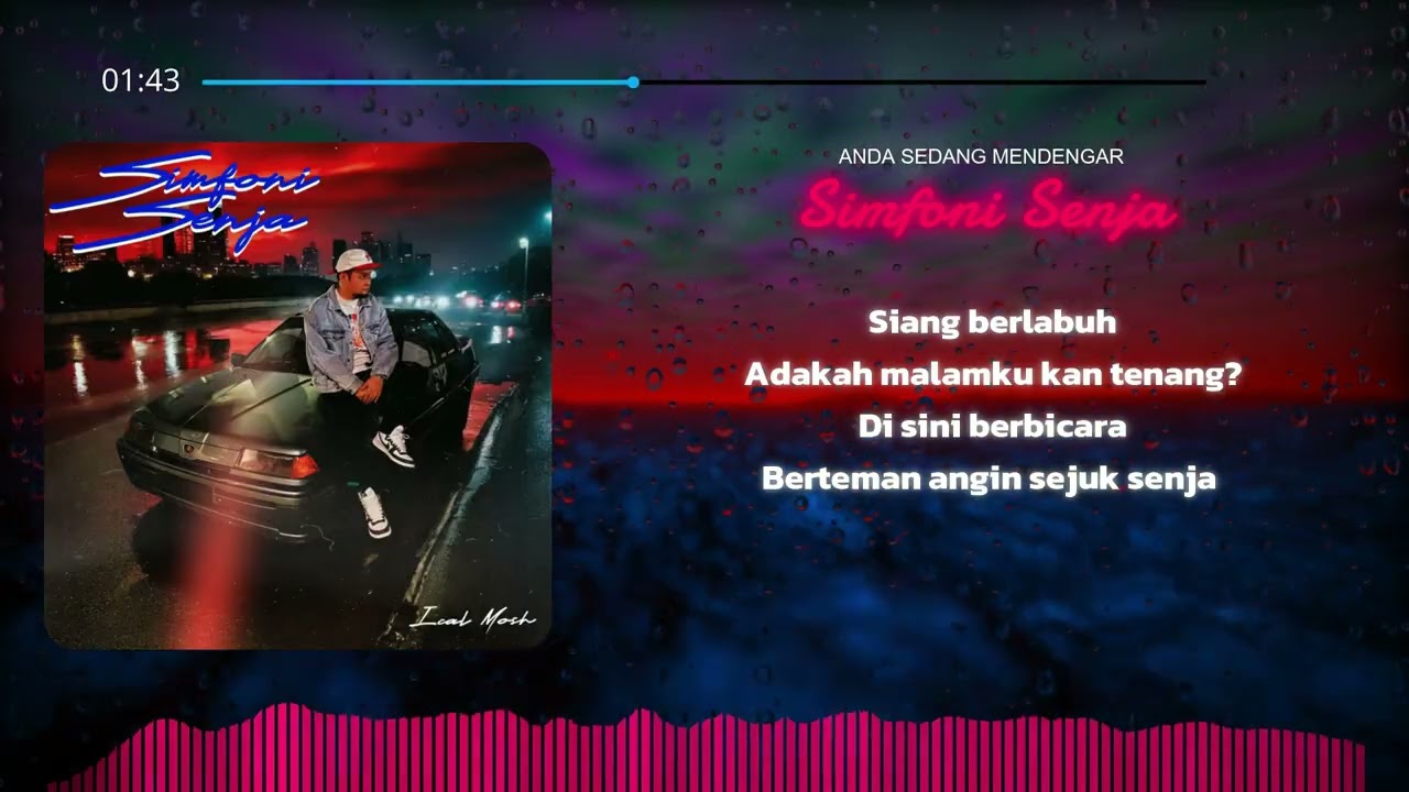Simfoni Senja - Ical Mosh (Lyrics Visualizer)